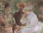 Marie Bracquemond On the Terrace at Sevres Spain oil painting artist